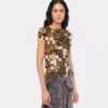 The gold Sparkle disc top