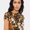 The gold Sparkle disc top