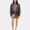 The gold sparkle discs skirt
