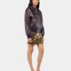 The gold sparkle discs skirt