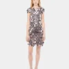 The iconic silver Sparkle disc dress
