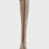 Thigh boots with studs