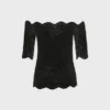 Top in lace