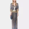 Top in printed mesh