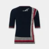 Top in terry jersey