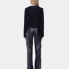 Trousers in leather