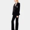 Velvet tailored jacket