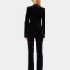 Velvet tailored jacket