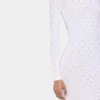 White long dress in jersey